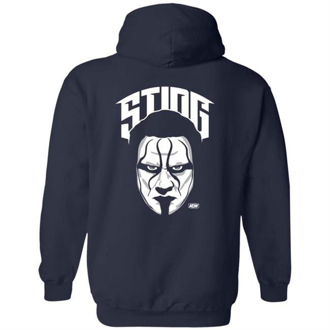 ShopAEW All Elite Wrestling Sting The Icon Hoodie ShopAEW All Elite Wrestling Sting The Icon Hoodie