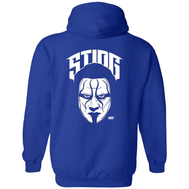 ShopAEW All Elite Wrestling Sting The Icon Hoodie ShopAEW All Elite Wrestling Sting The Icon Hoodie