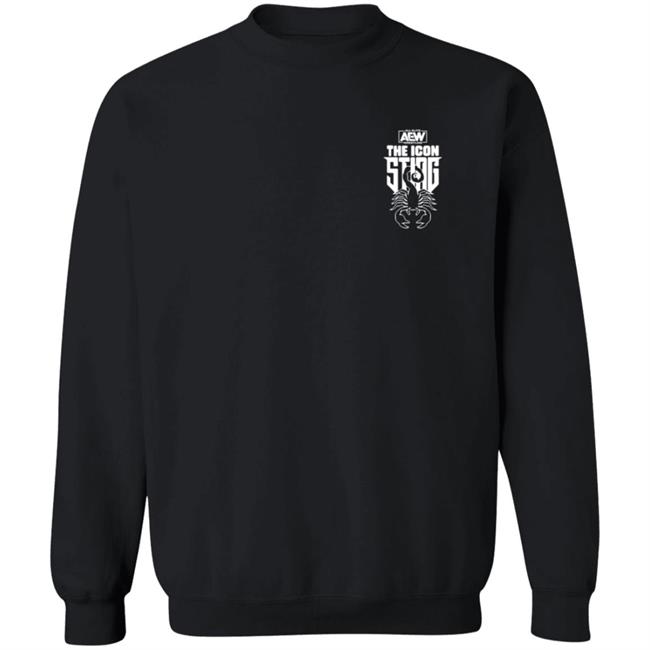 ShopAEW All Elite Wrestling Sting The Icon Hoodie ShopAEW All Elite Wrestling Sting The Icon Hoodie