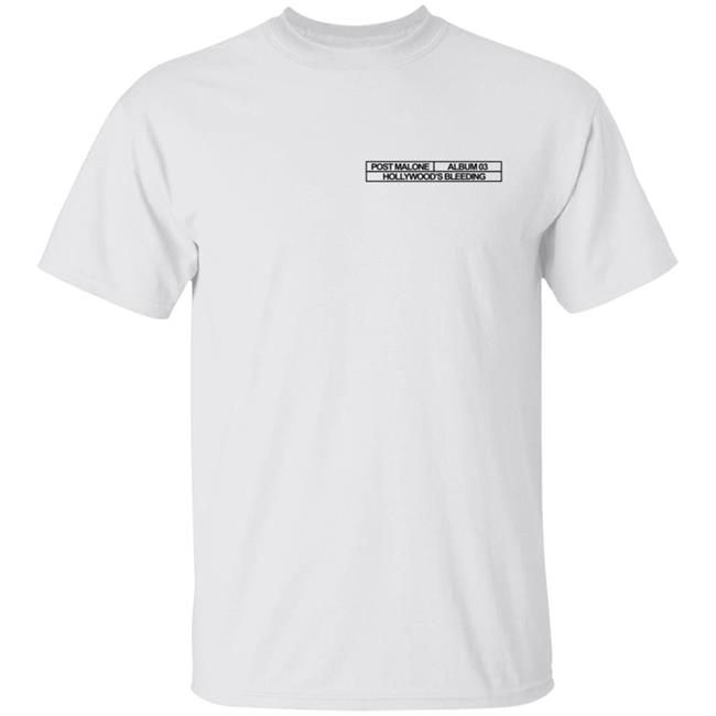 Post Malone Merch Album 03 Hollywood’S Bleeding Jump Shirt