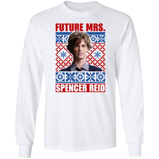 Criminal Minds Merch Criminal Minds Mrs Spencer Reid Holiday Long Sleeve Tee Shirt Criminal Minds Merch Criminal Minds Mrs Spencer Reid Holiday Long Sleeve Tee Shirt
