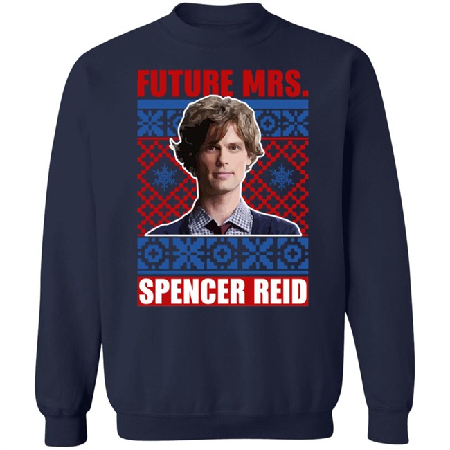 Criminal Minds Merch Criminal Minds Mrs Spencer Reid Holiday Long Sleeve Tee Shirt Criminal Minds Merch Criminal Minds Mrs Spencer Reid Holiday Long Sleeve Tee Shirt