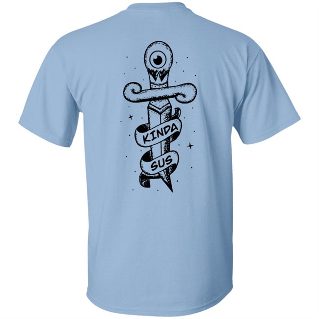 Jacksepticeye Merch Kinda Sus White Shirt Jacksepticeye Merch Kinda Sus White Shirt