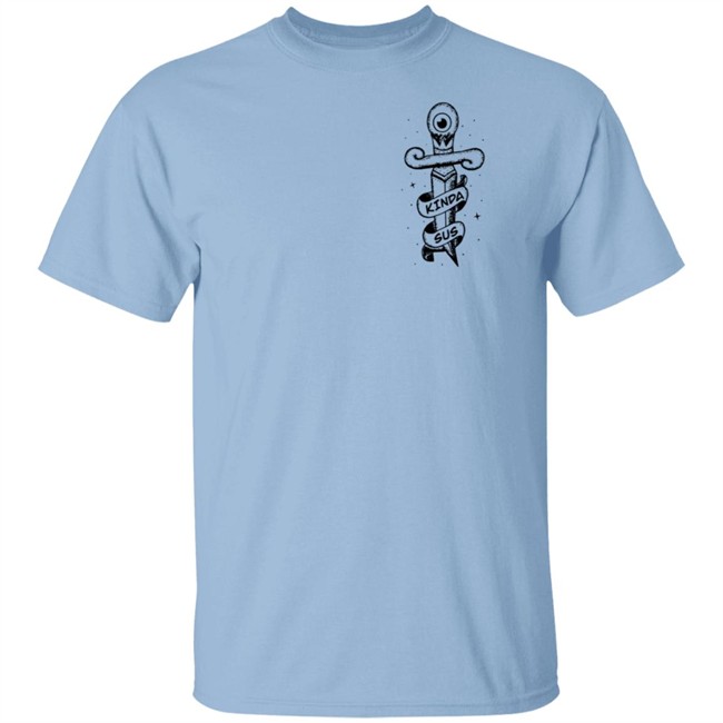 Jacksepticeye Merch Kinda Sus White Shirt Jacksepticeye Merch Kinda Sus White Shirt
