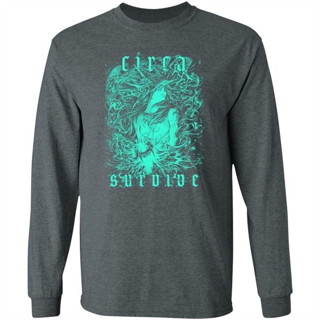Circa Survive Merch Illustration Long Sleeve Tee Shirt Circa Survive Merch Illustration Long Sleeve Tee Shirt