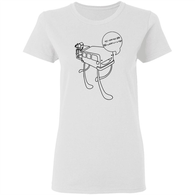 Circa Survive Merch Bus Shirt Circa Survive Merch Bus Shirt