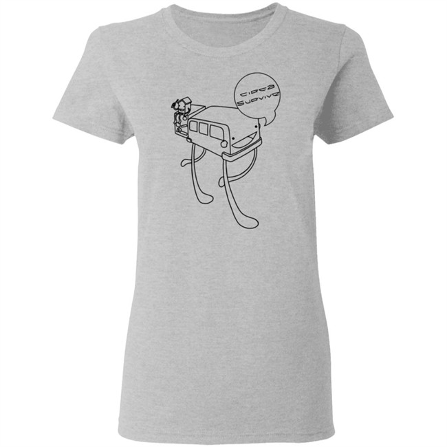 Circa Survive Merch Bus Shirt Circa Survive Merch Bus Shirt