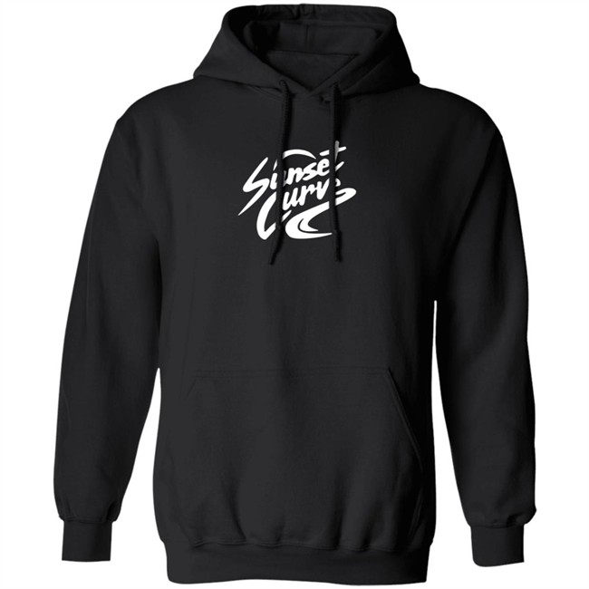 Julie And The Phantoms Official Merchandise Sunset Curve Black Crewneck Sweatshirt Julie And The Phantoms Official Merchandise Sunset Curve Black Crewneck Sweatshirt