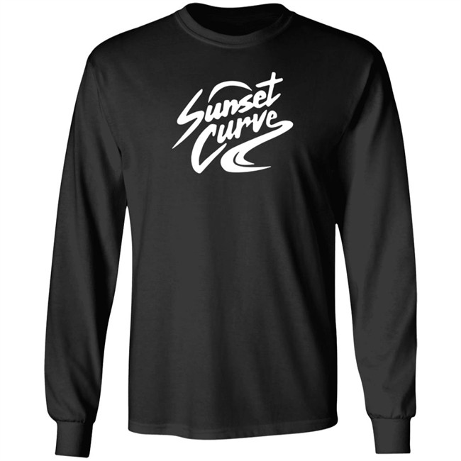Julie And The Phantoms Official Merchandise Sunset Curve Black Crewneck Sweatshirt Julie And The Phantoms Official Merchandise Sunset Curve Black Crewneck Sweatshirt