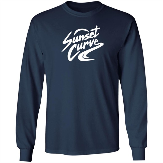 Julie And The Phantoms Official Merchandise Sunset Curve Black Crewneck Sweatshirt Julie And The Phantoms Official Merchandise Sunset Curve Black Crewneck Sweatshirt