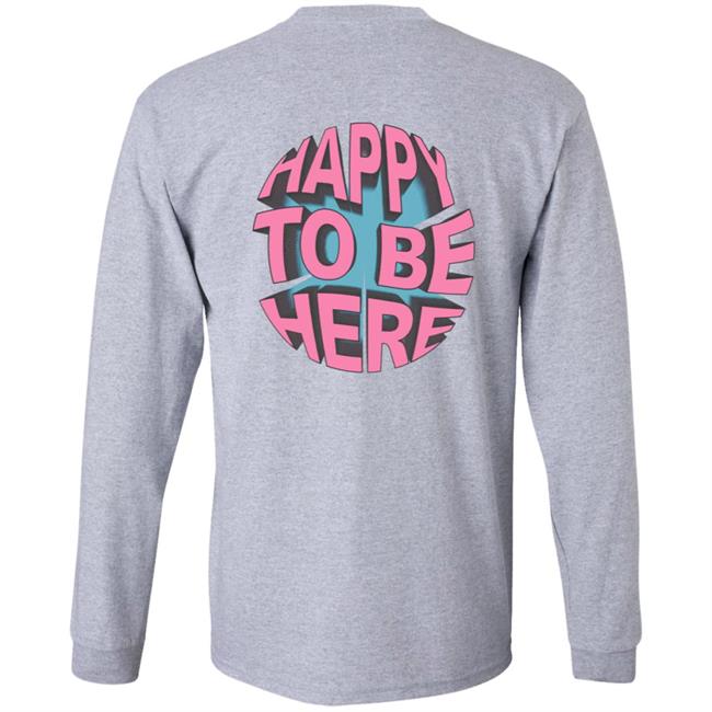 Space Zebra Merch Happy To Be Here Ice Blue T Shirt Space Zebra Merch Happy To Be Here Ice Blue T Shirt