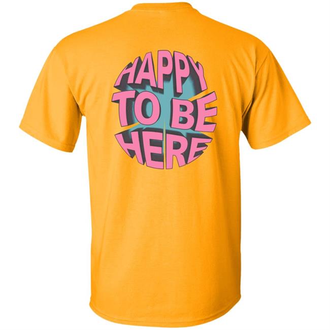 Space Zebra Merch Happy To Be Here Ice Blue T Shirt Space Zebra Merch Happy To Be Here Ice Blue T Shirt