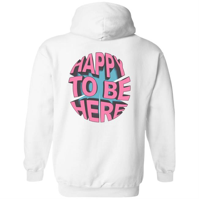 Space Zebra Merch Happy To Be Here Ice Blue T Shirt Space Zebra Merch Happy To Be Here Ice Blue T Shirt