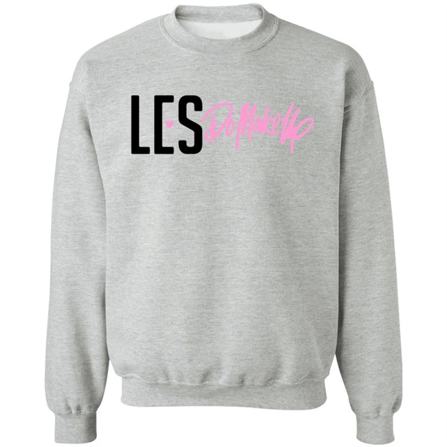 Les Do Makeup Merch Les Do Makeup Gray Hoodie Les Do Makeup Merch Les Do Makeup Gray Hoodie