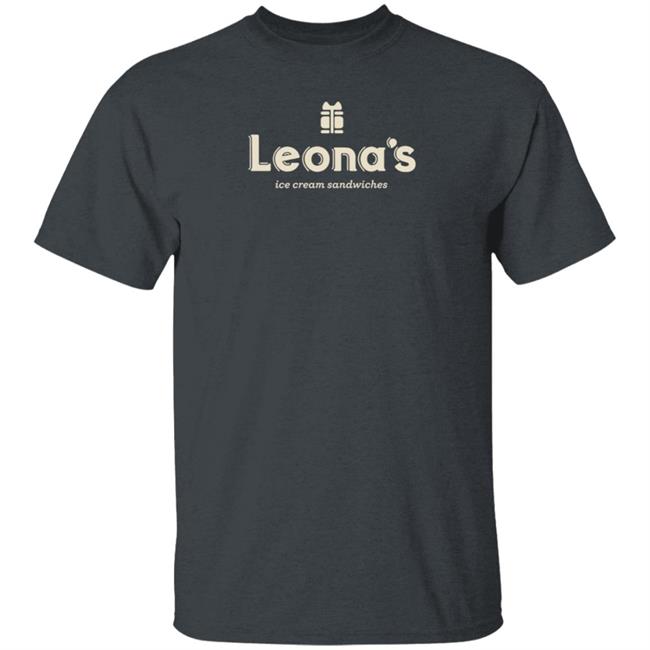 Leona’s Ice Cream Sandwiches Black T Shirt Leona’s Ice Cream Sandwiches Black T Shirt