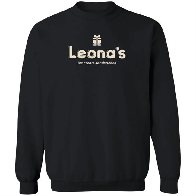 Leona’s Ice Cream Sandwiches Black T Shirt Leona’s Ice Cream Sandwiches Black T Shirt