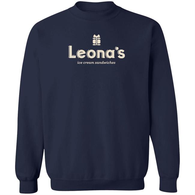 Leona’s Ice Cream Sandwiches Black T Shirt Leona’s Ice Cream Sandwiches Black T Shirt