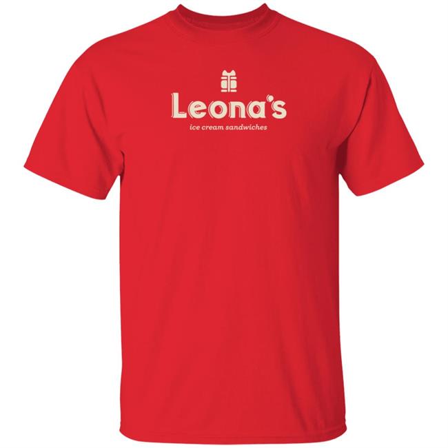 Leona’s Ice Cream Sandwiches Black T Shirt Leona’s Ice Cream Sandwiches Black T Shirt