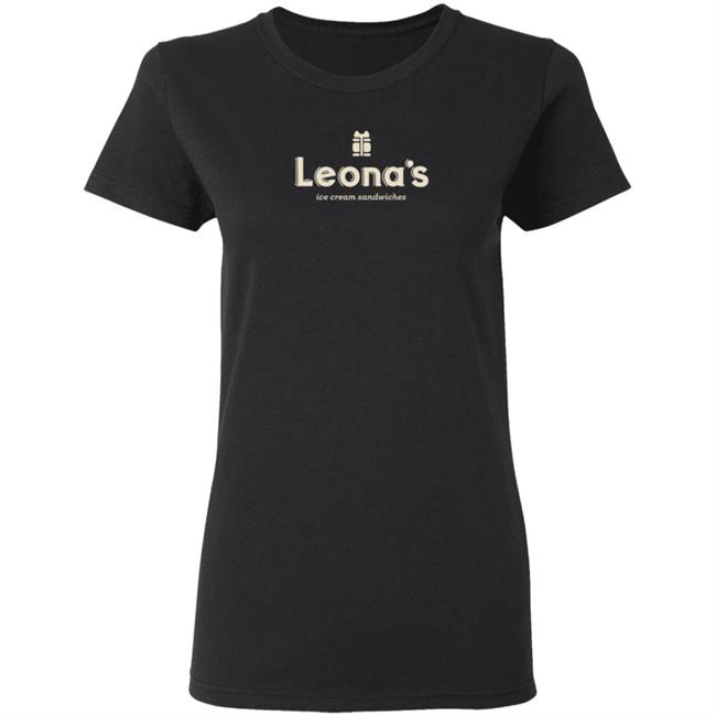 Leona’s Ice Cream Sandwiches Black T Shirt Leona’s Ice Cream Sandwiches Black T Shirt