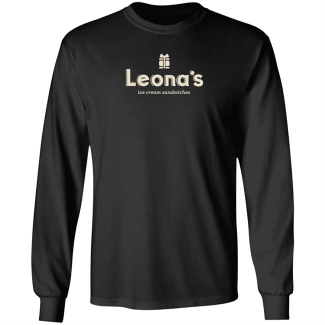 Leona’s Ice Cream Sandwiches Black T Shirt Leona’s Ice Cream Sandwiches Black T Shirt