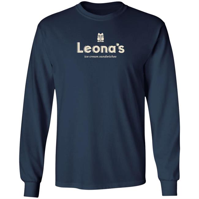Leona’s Ice Cream Sandwiches Black T Shirt Leona’s Ice Cream Sandwiches Black T Shirt