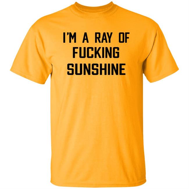Im A Ray Of Fucking Sunshine T Shirt Kitson Los Angeles