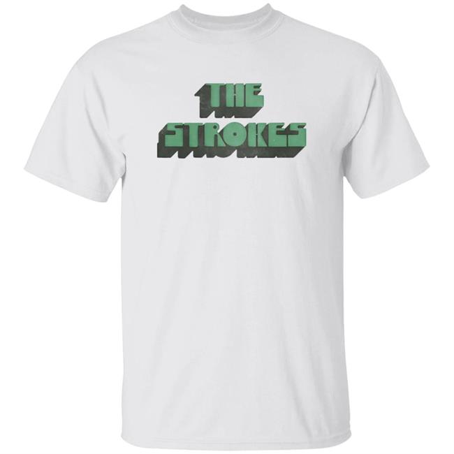 The Strokes Merch The Strokes Vintage Text T Shirt