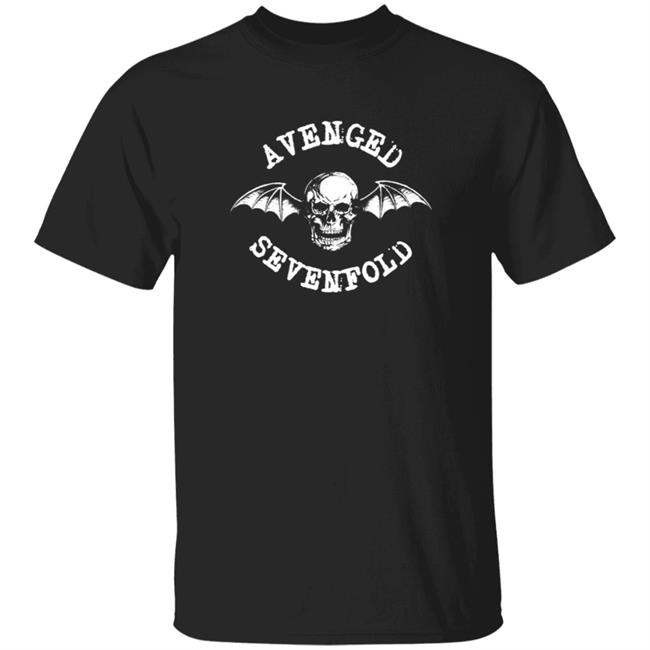 Avenged Sevenfold Merch Classic Deathbat Long Sleeve Tee Shirt