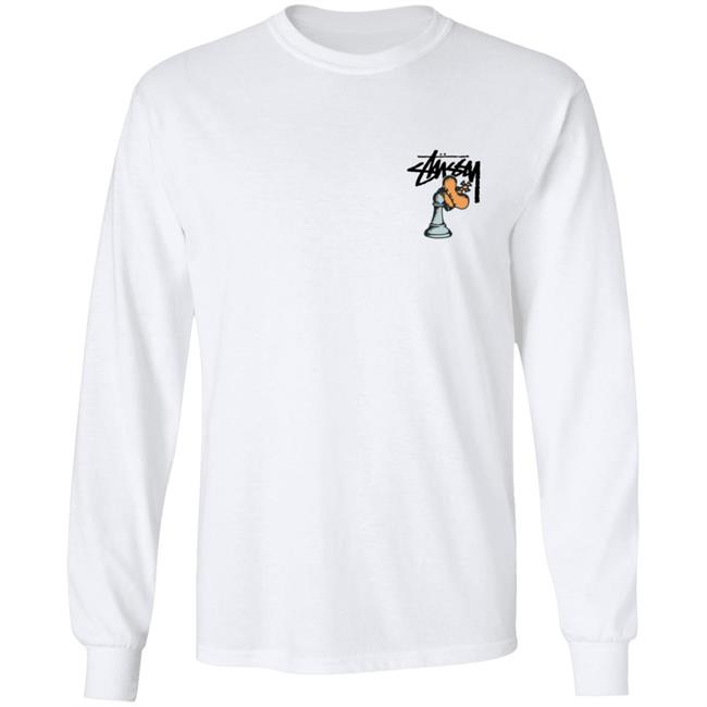 Stussy Merch Hidden Pawn Long Sleeve Tee Shirt Stussy Merch Hidden Pawn Long Sleeve Tee Shirt