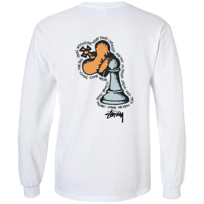 Stussy Merch Hidden Pawn Long Sleeve Tee Shirt