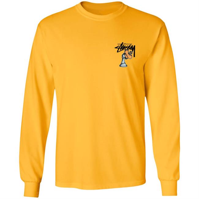 Stussy Merch Hidden Pawn Long Sleeve Tee Shirt Stussy Merch Hidden Pawn Long Sleeve Tee Shirt