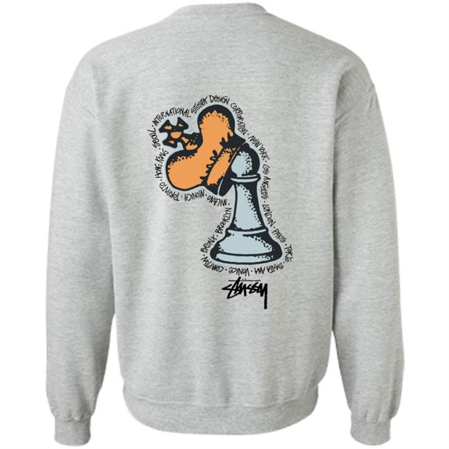 Stussy Merch Hidden Pawn Long Sleeve Tee Shirt Stussy Merch Hidden Pawn Long Sleeve Tee Shirt
