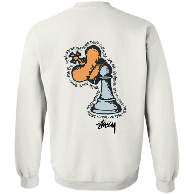 Stussy Merch Hidden Pawn Long Sleeve Tee Shirt Stussy Merch Hidden Pawn Long Sleeve Tee Shirt