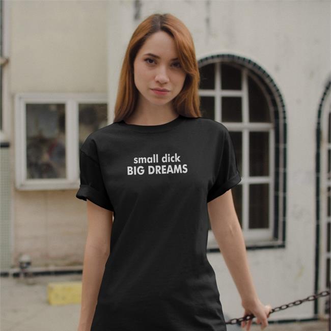 Shirts That Go Hard Small Dick Big Dreams Cap Hat Dark Heather