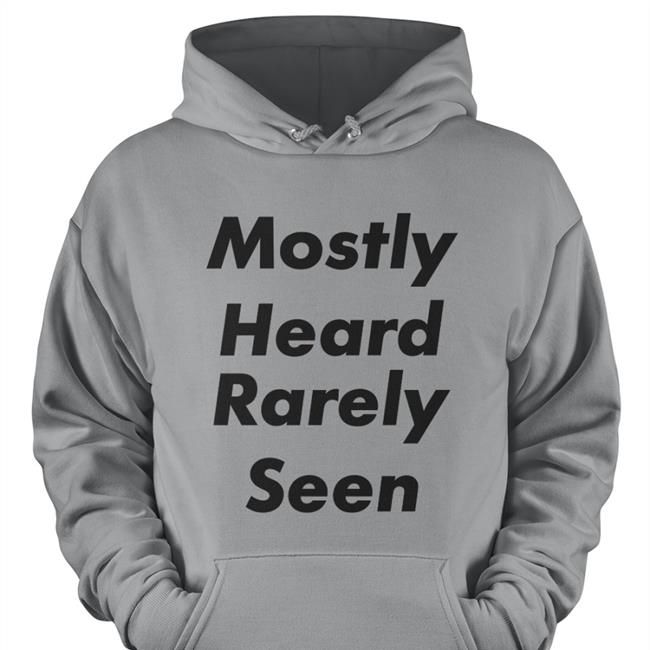 Chymamusique Sport Grey Mostly Heard Rarely Seen T Shirt Mostly Heard Rarely Seen Hat Chymamusique