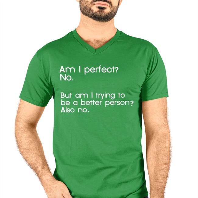 Am I Perfect No But Am I Trying To Be A Better Person Also No T-Shirts