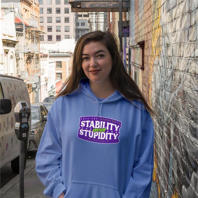 Meidastouch Merch Vote For Democrats Stability Over Stupidity Hoodie