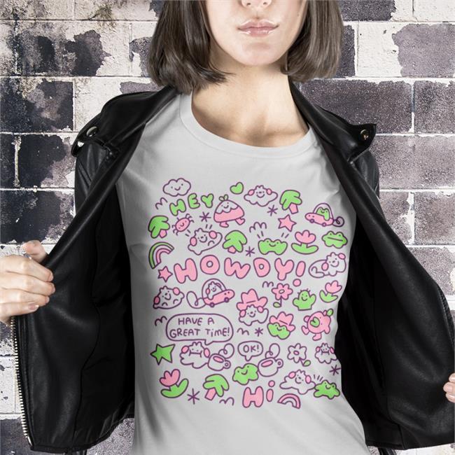 Momo Draws Hey Howdy Hi Shirt