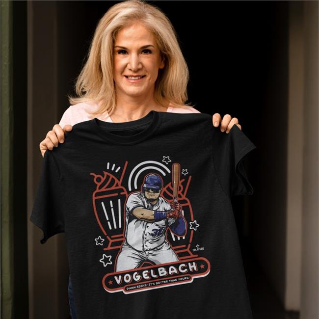 Daniel Vogelbach New York M Milkshake WHT Shirt Brandon Nimmo