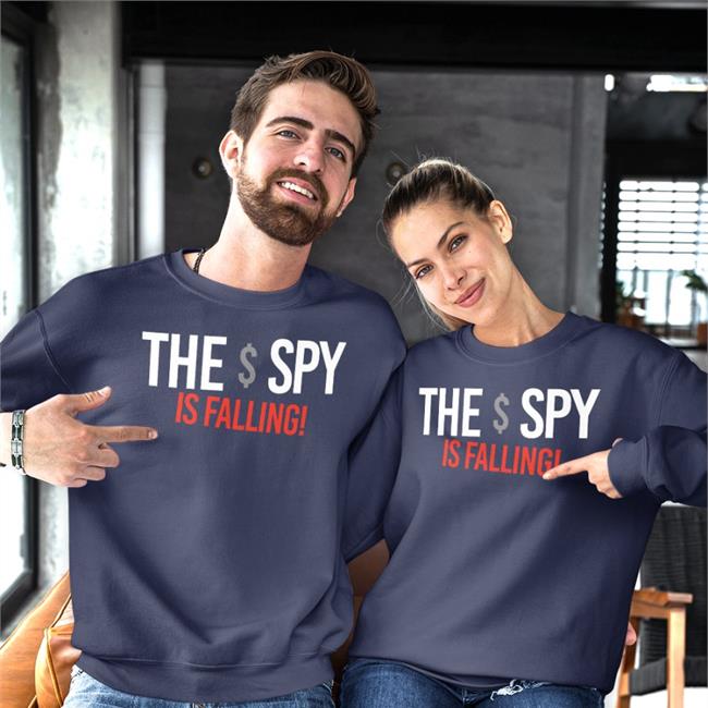 The $ Spy Is Falling T Shirt Black