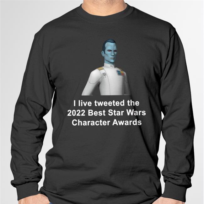 I Live Tweeted The 2022 Best Star Wars Character Awards T Shirt