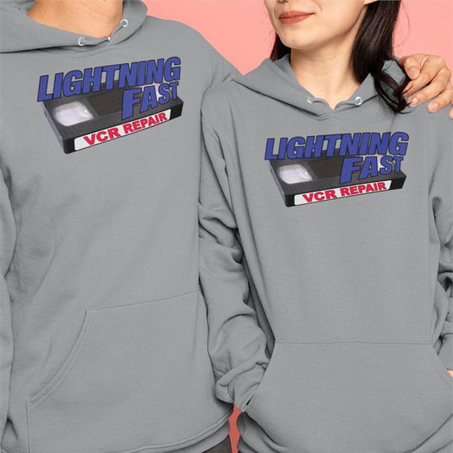 Red Letter Media Merch Lightning Fast Vcr Repair Shirt