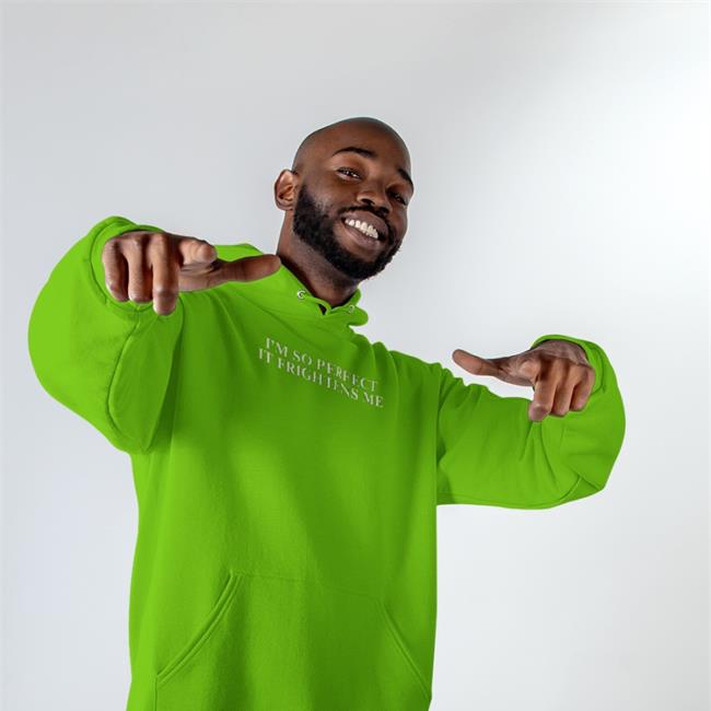 Shirts That Go Hard I'm So Perfect It Frightens Me Sweatshirt Shirtsthtgohard