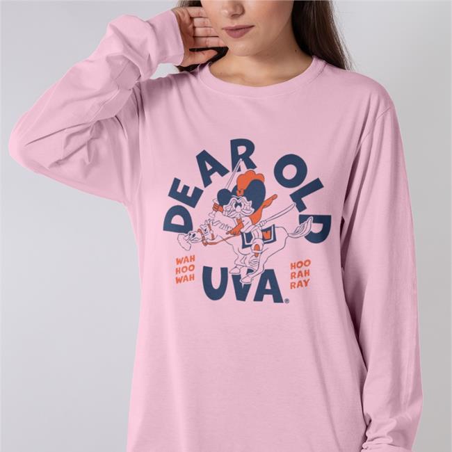 Home Field Store Merch Dear Old UVA Hoodie White Phony Bennett