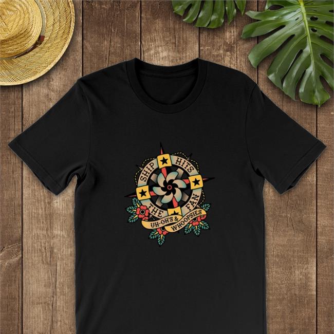 Official Roosterteeth Store Merch Ship Hits The Fan Tattoo Shirt Shiphitspod
