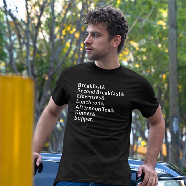 Breakfast & Second Breakfast & Elevenses & Luncheon & Afternoon Tea & Dinner & Supper Tee Shirt Nursekelsey