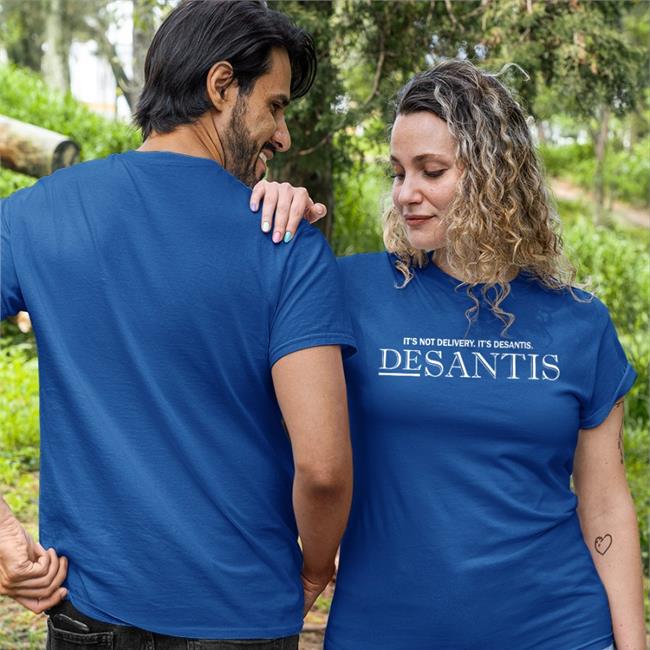 Usminitru It's Not Delivery It's Desantis T Shirt Us Ministry Of Truth Merch