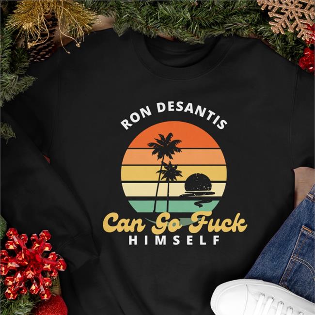 Tony Michaels Fuck'em Merch Ron Desantis Can Go Fuck Himself Long Sleeve Shirt