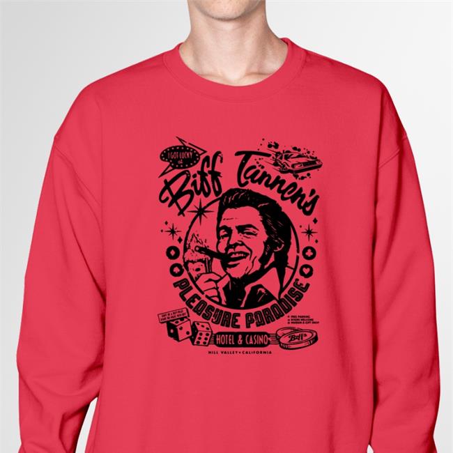 Fright-Rags Merch Frightrags Biff Tannen's Pleasure Paradise T Shirt