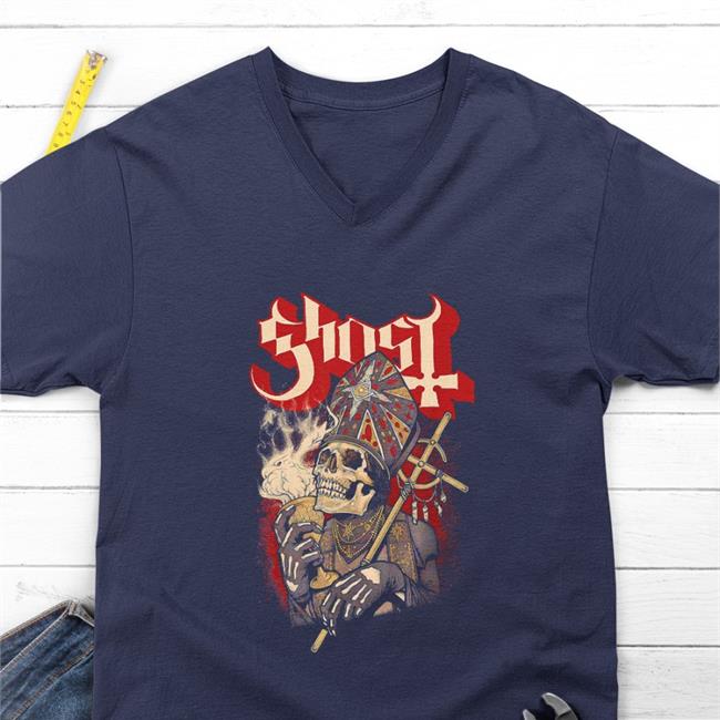 Sharing In Common Ghost Impera Chalice 4 Tee Shirt Black PAPAEMERlTUSlV
